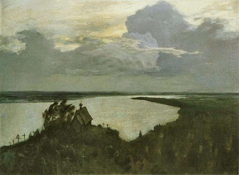 Over eternal tranquility, Levitan, Isaak